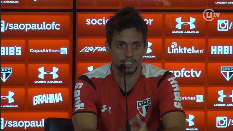 Ansioso pelo ídolo Lugano, Rodrigo Caio diz: 'China não é meu sonho'
