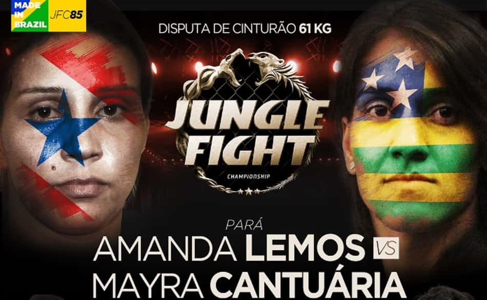 Amanda Lemos e Cantuária fazem duelo de invictas no Jungle Fight 85