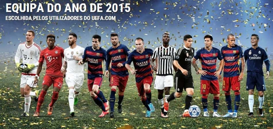 Seleção da Uefa 2015