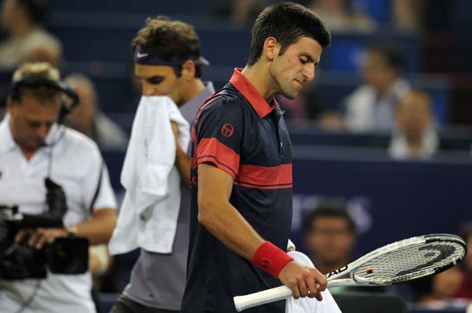 Roger Federer eliminou Djokovic na semifinal de Xangai em 2010