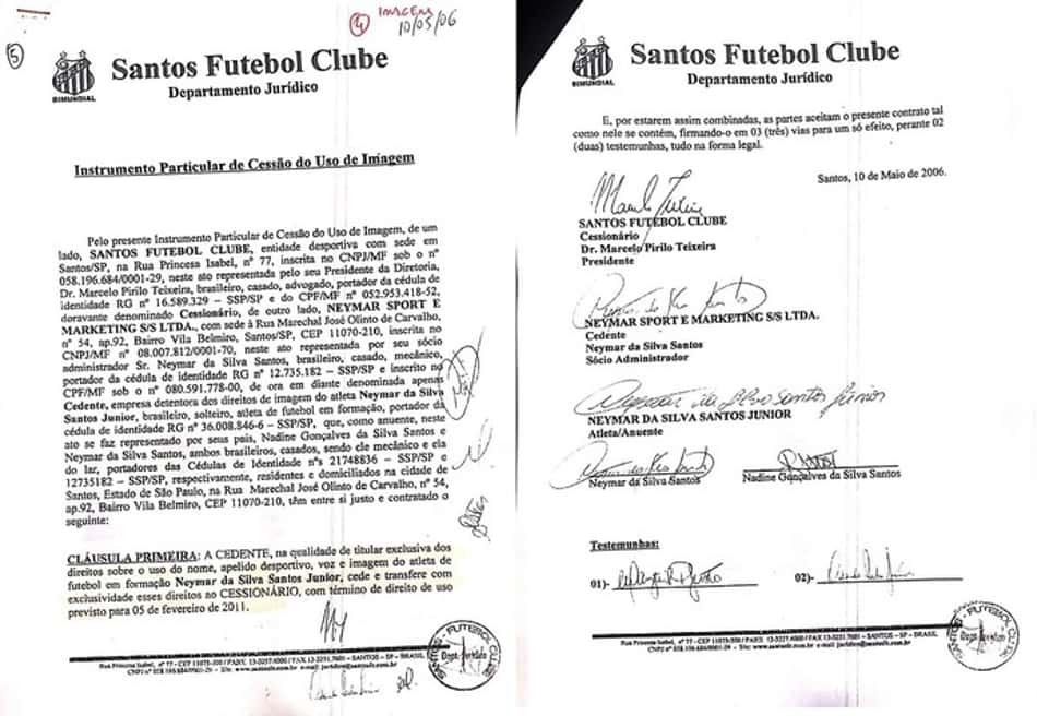 Documento Neymar