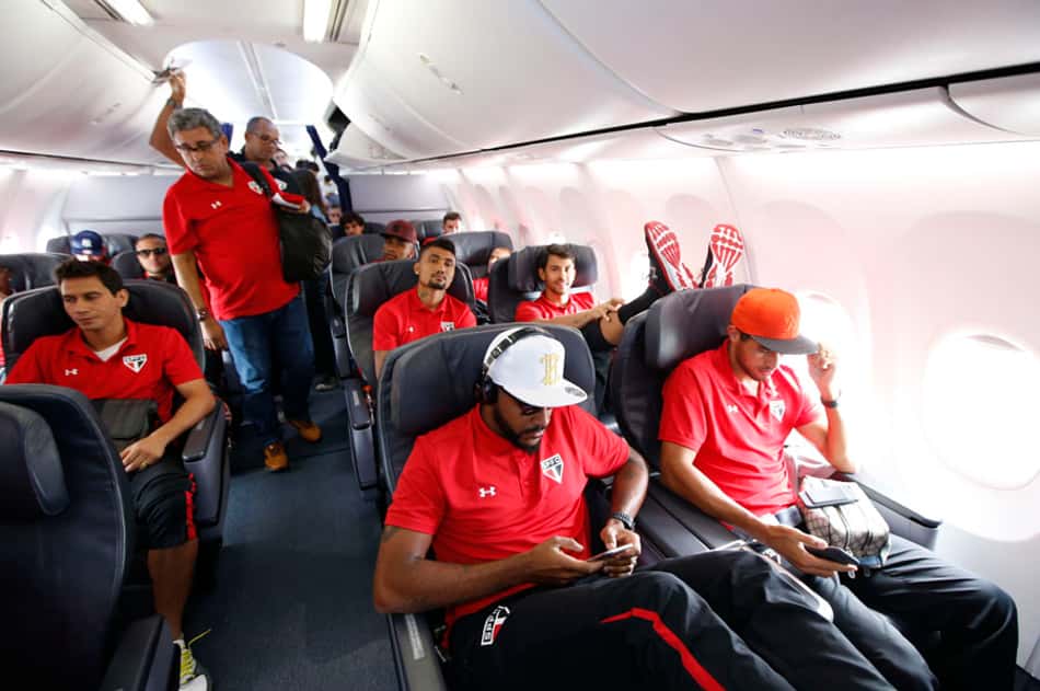 Libertadores Desembarque São Paulo - Peru (foto:Ari Ferreira/LANCE!Press)