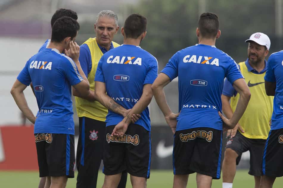Treino Corinthians - Tite (foto:Daniel Augusto Jr)