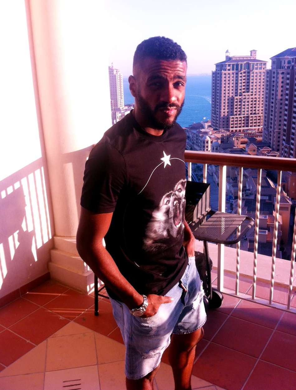 Muriqui, do Al-Sadd, do Qatar, recebeu o LANCE! na casa dele, em Doha 