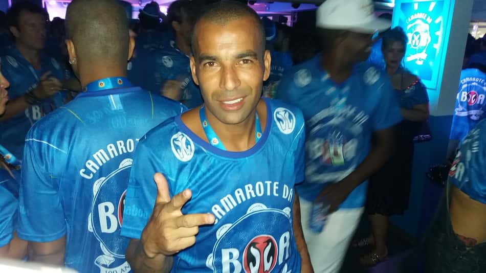 Emerson Sheik curtiu camarote na Sapucaí (Foto: João Matheus Ferreira)