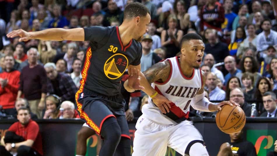 Lillard brilha, Blazers supera noite especial de Durant e vence Warriors