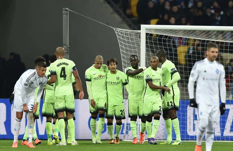 City derrota o Dínamo na Ucrânia e abre grande vantagem nas oitavas