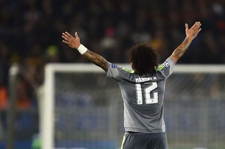 Fora da lista de Dunga por 'lesão', Marcelo volta a treinar no Real