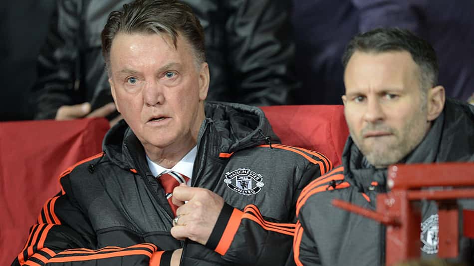 HOME - Manchester United x Midtjylland - Liga Europa - Van Gaal (Foto: Oli Scarff/AFP)