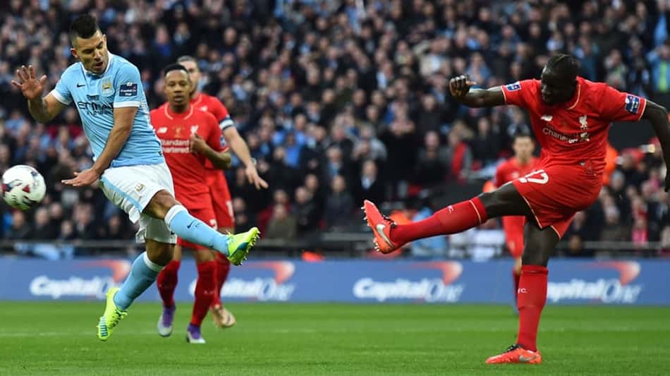Agüero e Sakho - Liverpool x Manchester City