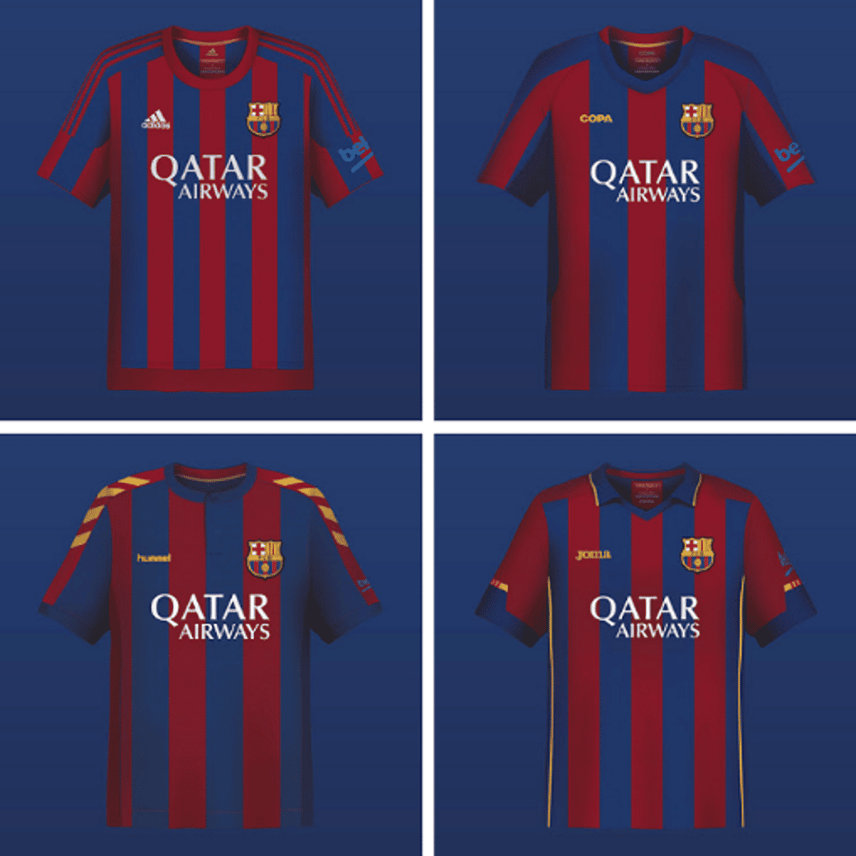 VOCÊ ARTISTA: Crie novas camisas para os clubes e nos mande!