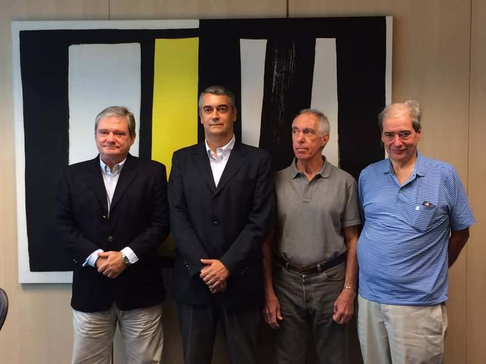 Cacá e companheiros da Chapa