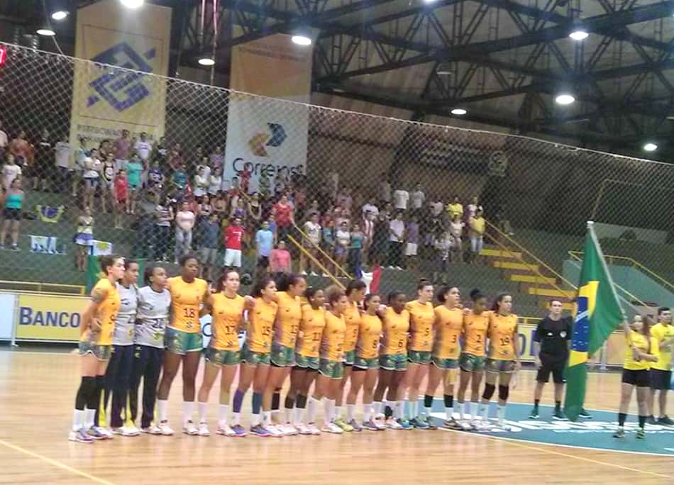 Brasil vence a primeira partida no Pan-Americano Jr