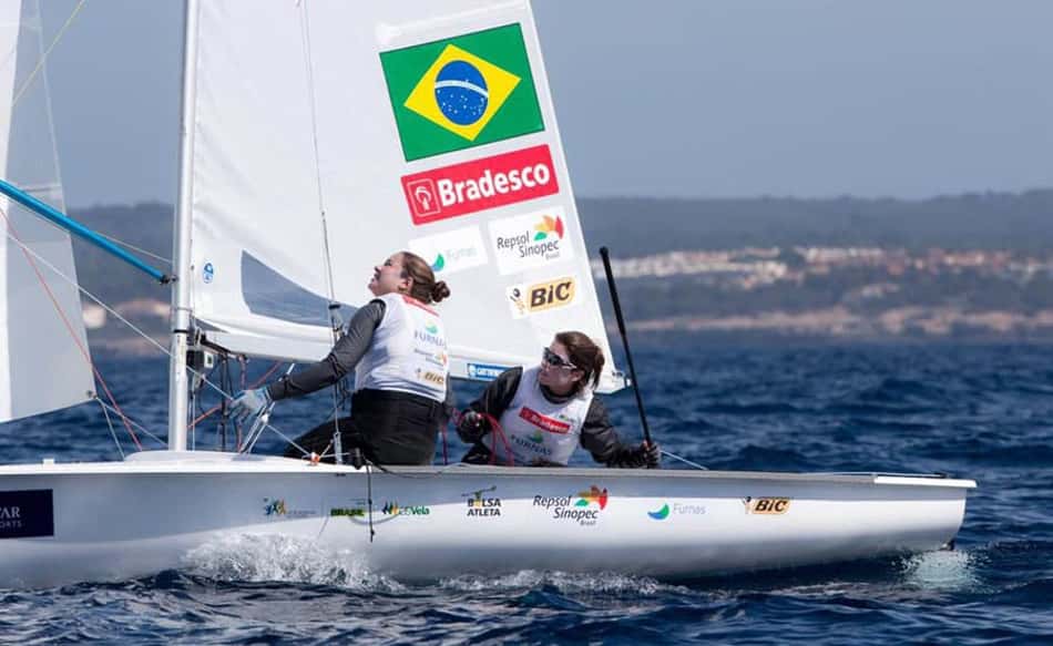 Vela: Fernanda Oliveira e Ana Barbachan ficam em nono lugar na classe 470 nos Jogos de Tóquio