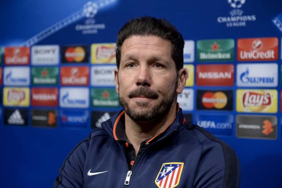 Simeone: 'O Barcelona não vai sentir a pressão do Vicente Calderón'