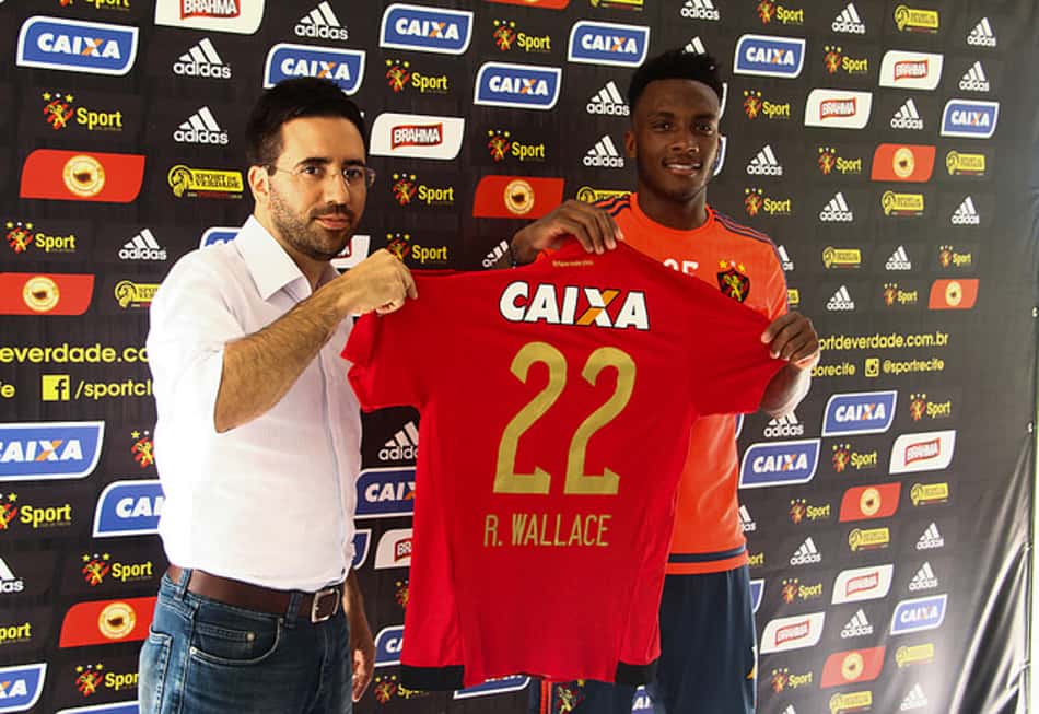 Rodney Wallace é apresentado no Sport e promete: 'Sempre vou suar a camisa'