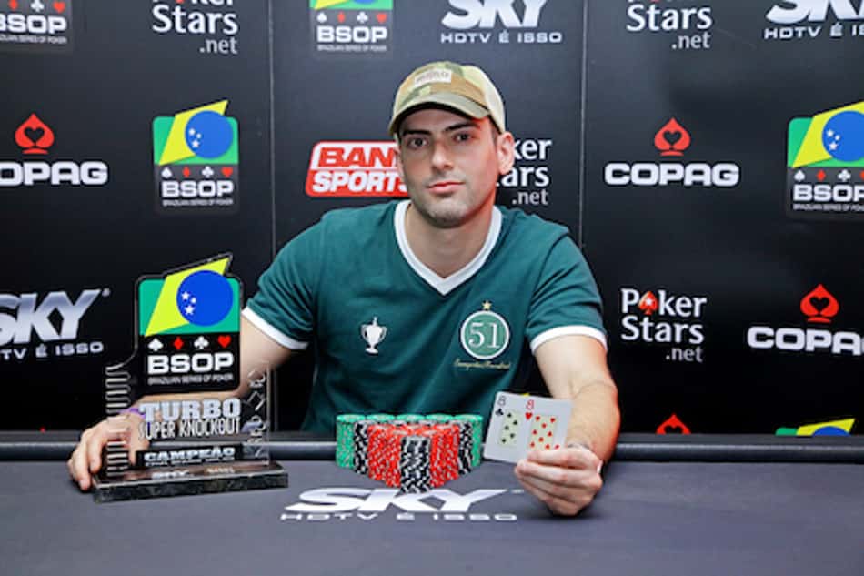 BSOP Rio Quente: mais um troféu para Rodrigo Caprioli, dessa vez no Turbo Super Knockout