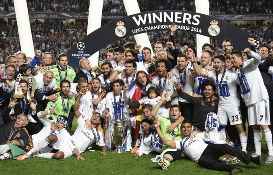Na temporada 2013-14, o Real Madrid venceu o Atlético de Madrid na final da Champions League (Foto: AFP / FRANCK FIFE)