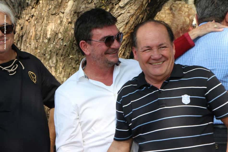 Manoel Evangelista, o Mané da Carne, ao lado de Andrés Sanchez (Foto: Reprodução/Facebook)