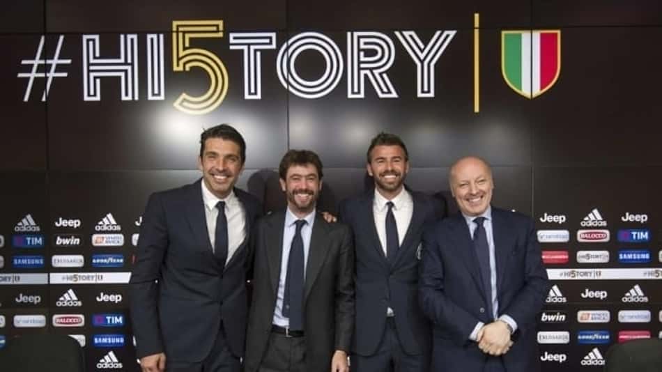 Juventus anuncia a renovação de Buffon e Barzagli até 2018