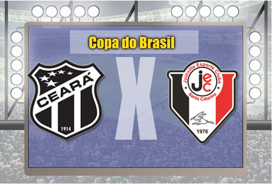 Pela Copa do Brasil, Ceará joga por um empate contra o Joinville