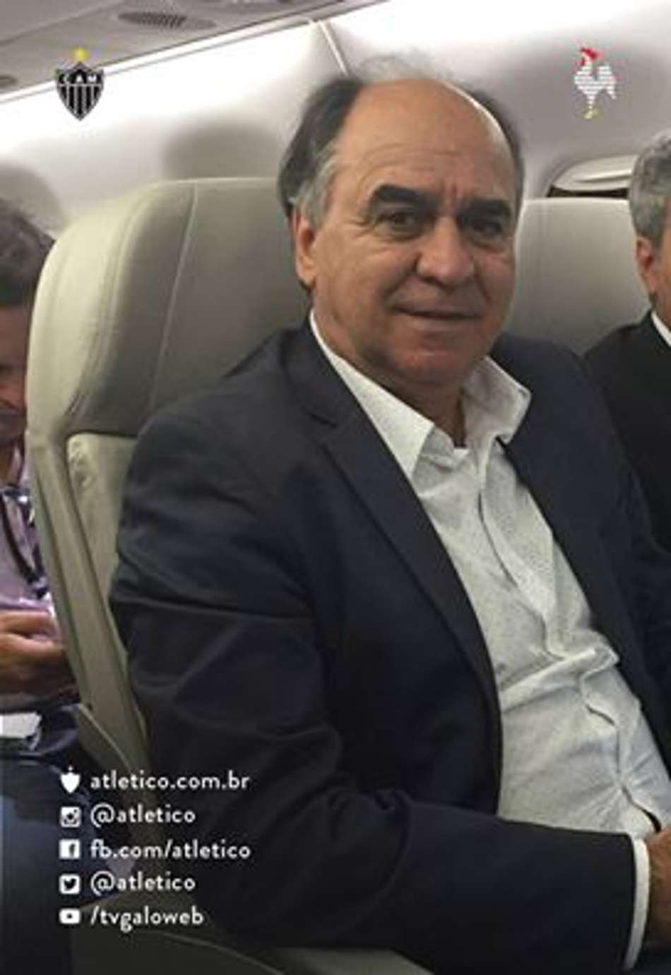 Marcelo Oliveira embarca para o Sul com o Galo: 'Seremos muito felizes'