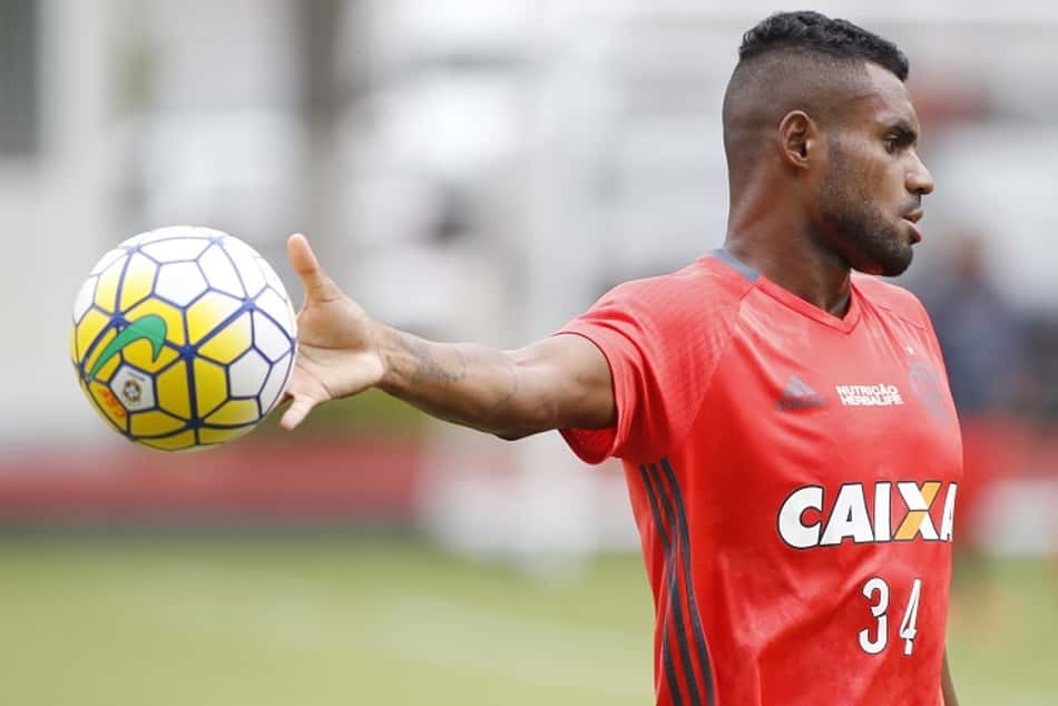 Dumas em treino do Flamengo (Gilvan de Souza / Flamengo)