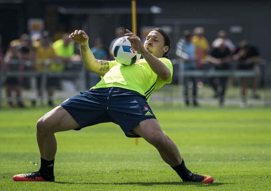 Ibrahimovic - Treino da Suecia