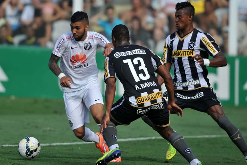 Relembre em imagens como foi o último confronto entre os times: Santos 3 x 0 Botafogo, pelo 1º turno