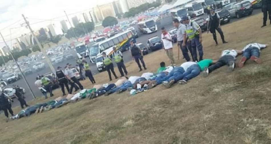 Torcedores do Palmeiras detidos após confusão