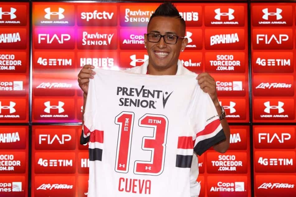 Fora da Liberta, Cueva pede: 'Quero jogar o Mundial pelo São Paulo'