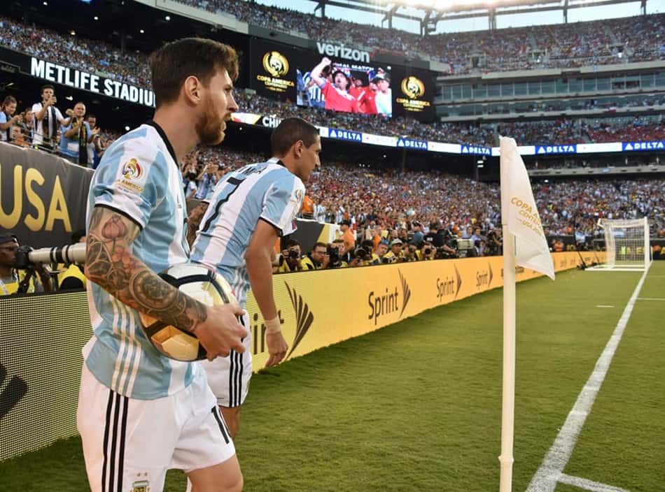 Copa America - Chile x Argentina (foto: Nicholas Kamm / AFP)