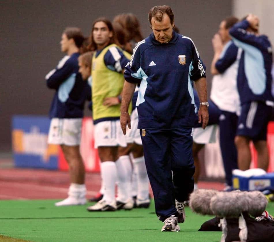 Marcelo Bielsa (Copa do Mundo de 2002 - eliminação na primeira fase)