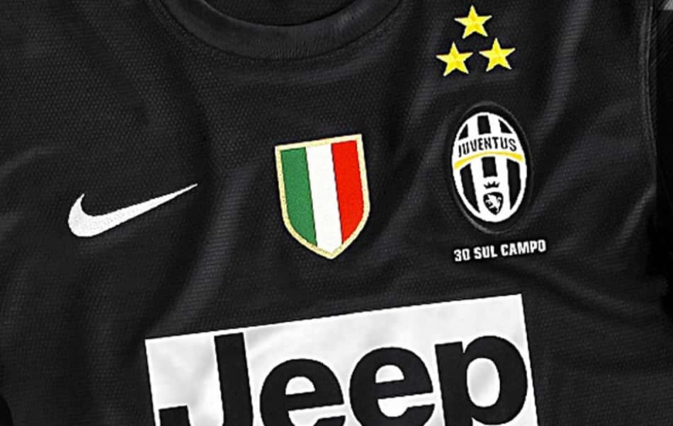 Juventus será multada por estrela no uniforme de 2012-2013