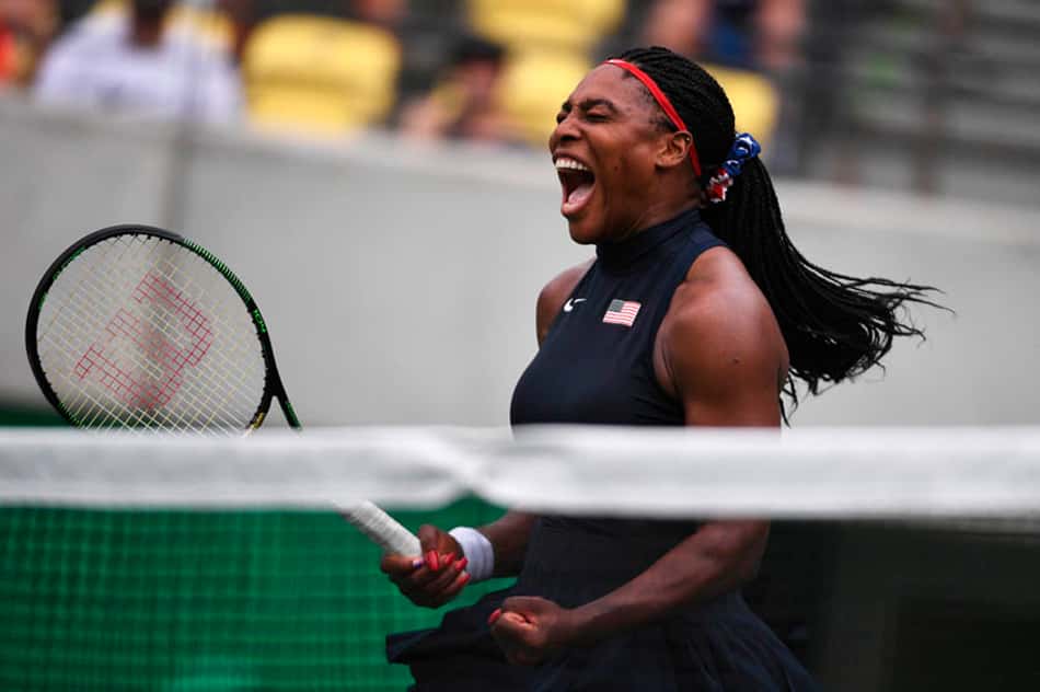 Serena Williams venceu sem problemas no Rio