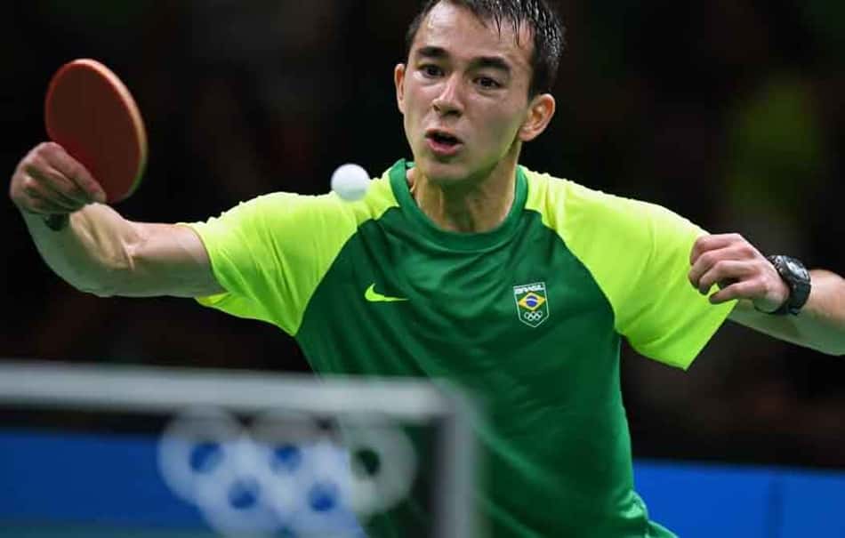 Hugo Calderano, de 20 anos, igualou marca de Hugo Hoyama, que tinha o melhor resultado do Brasil no esporte em Olimpíadas. 