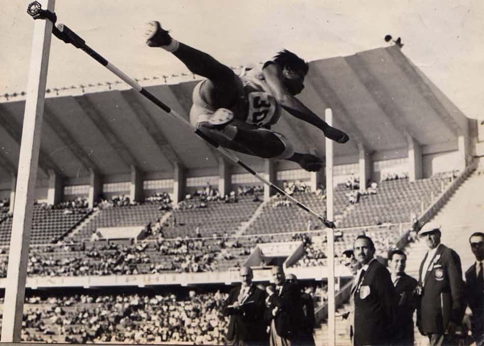 Aída, única mulher na delegação nos Jogos de Tóquio, 1964 