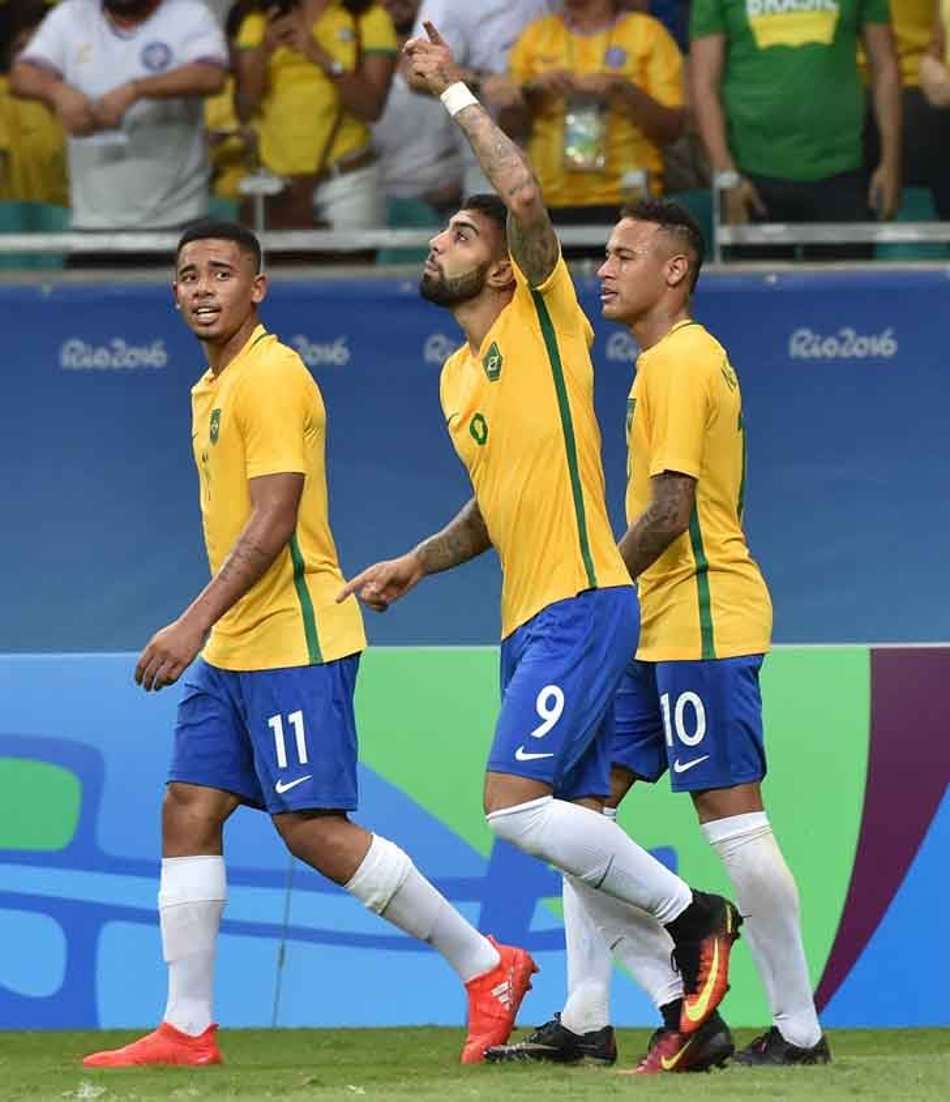 Brasil goleou a Dinamarca por 4 a 0 pela fase de grupos da Rio-2016 