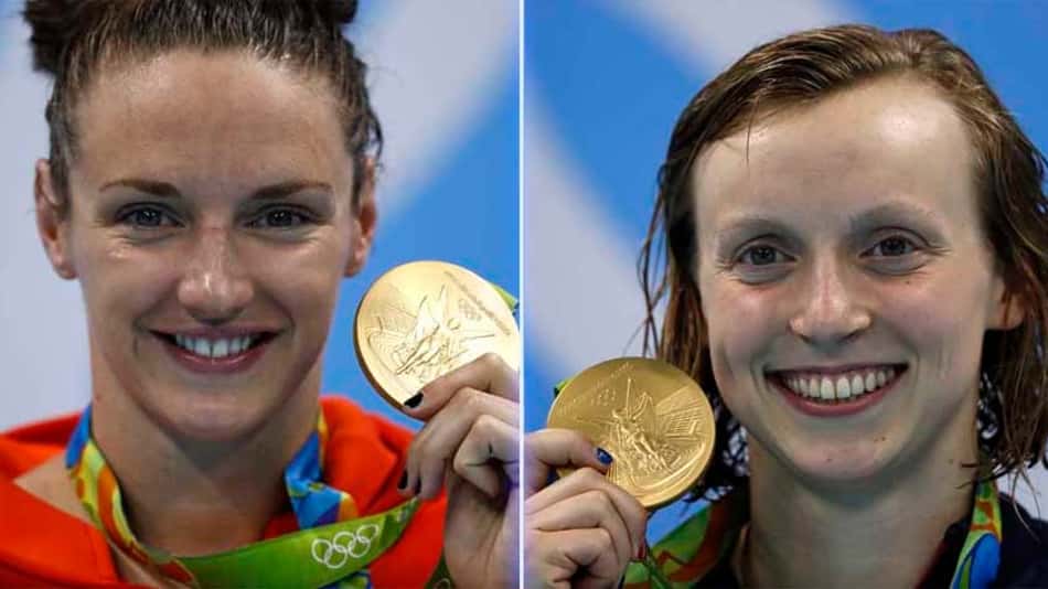 Katinka Hosszu e Katie Ledecky, as estrelas da Rio-2016<br>