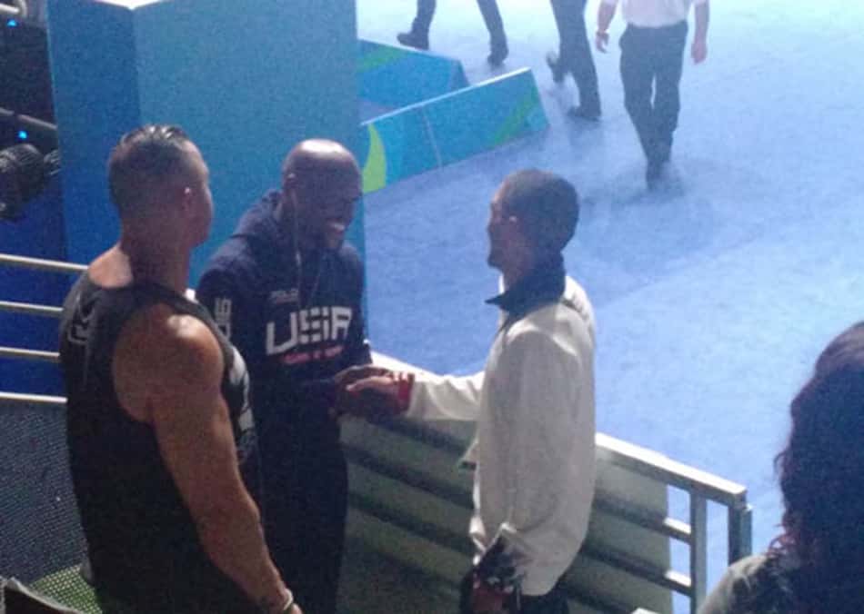O dia em que Mayweather deu uma dica a Muhammad Ali na Rio-2016