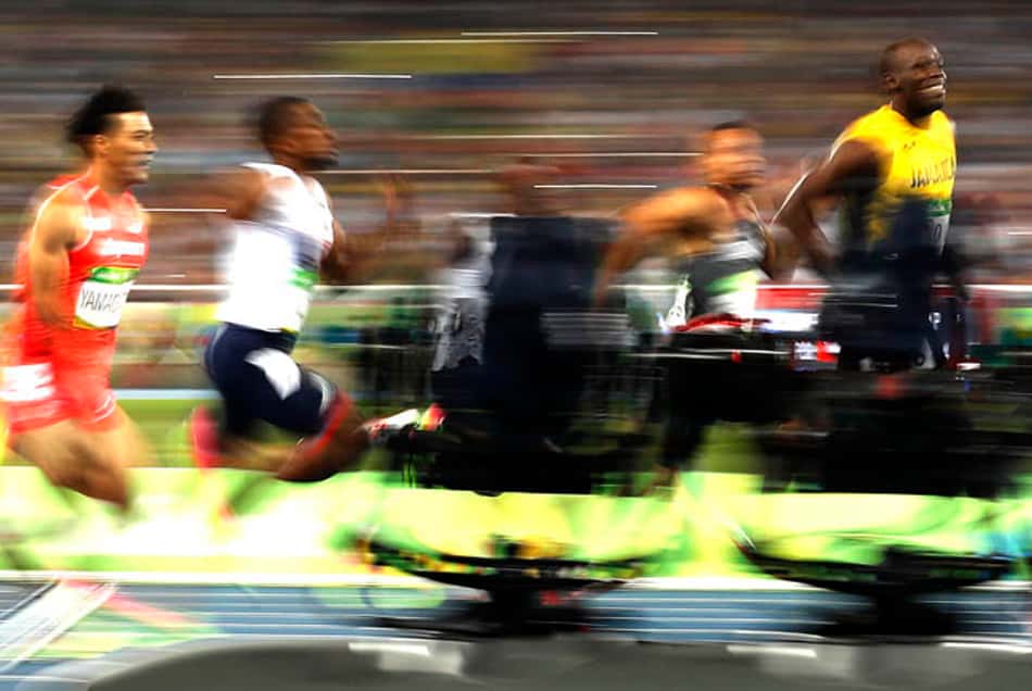 Raio cai três vezes no mesmo lugar e Usain Bolt conquista os 100m