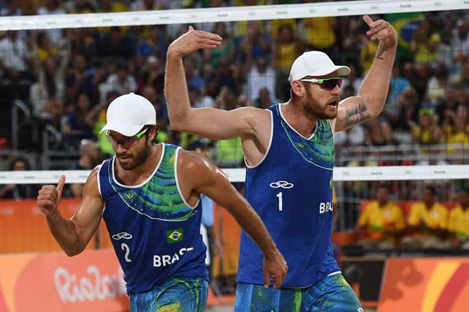 Alison e Bruno Schmidt - BRA 2 X 1 HOL - Vôlei