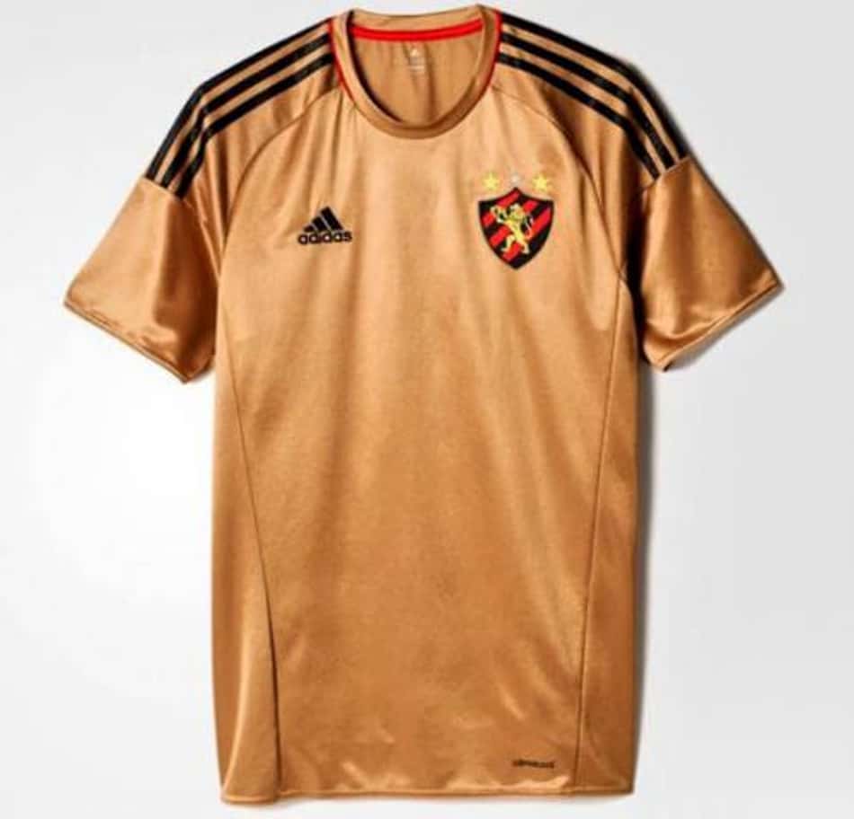 Leão de ouro: Sport terá novo uniforme dourado. Veja imagens!