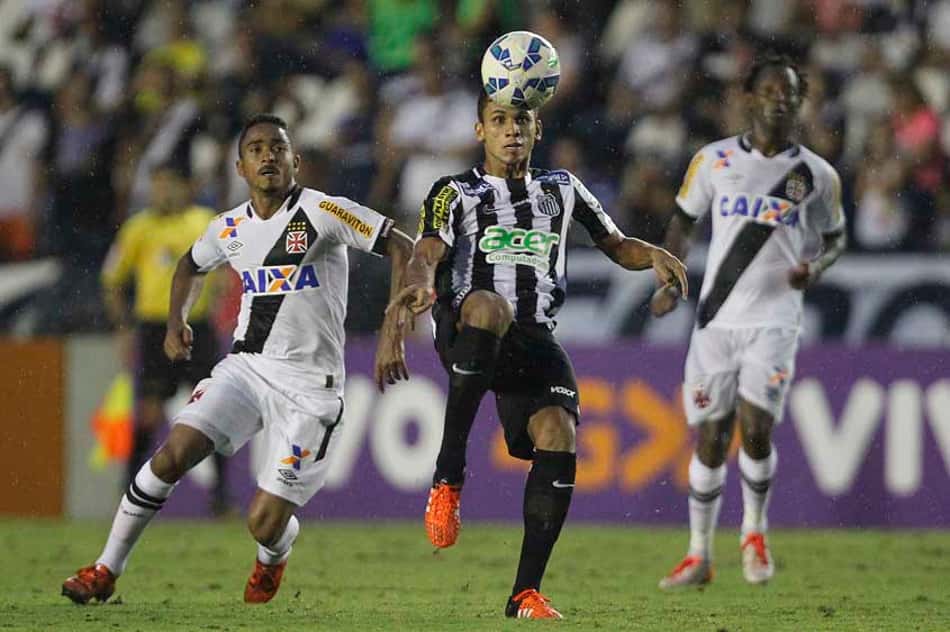 Último confronto - Vasco 1 x 0 Santos (29/11/2015 - penúltima rodada do Brasileirão) 