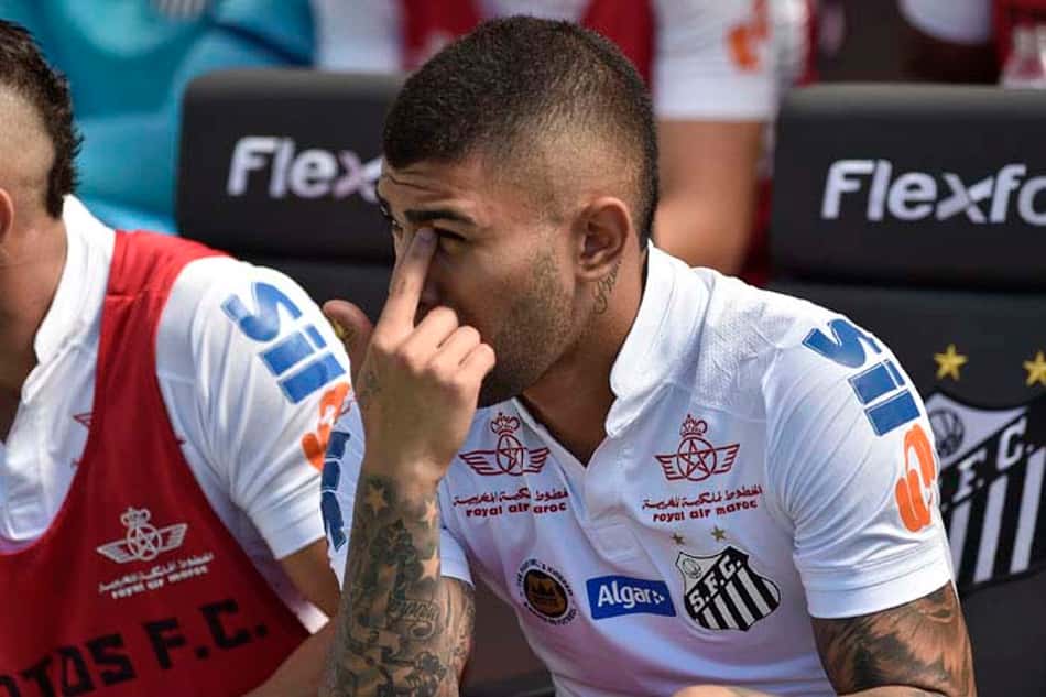 Gabigol fez seu último jogo com a camisa do Santos 
