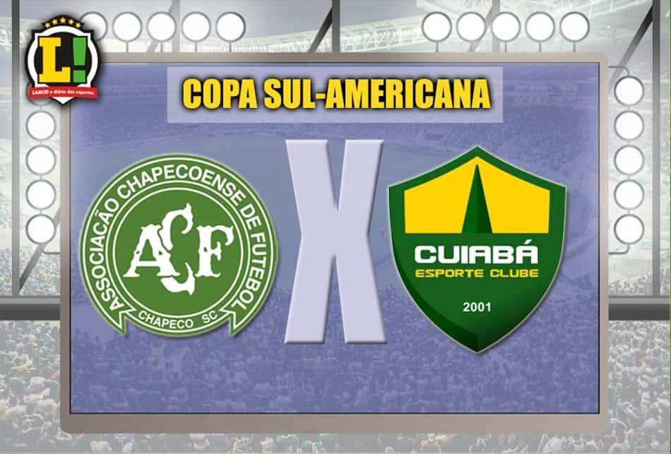 Chapecoense e Cuiabá se enfrentam nesta quarta pela Sul-Americana