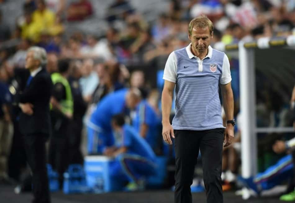 Jürgen Klinsmann à frente da seleção dos Estados Unidos (Foto: AFP/MARK RALSTON)
