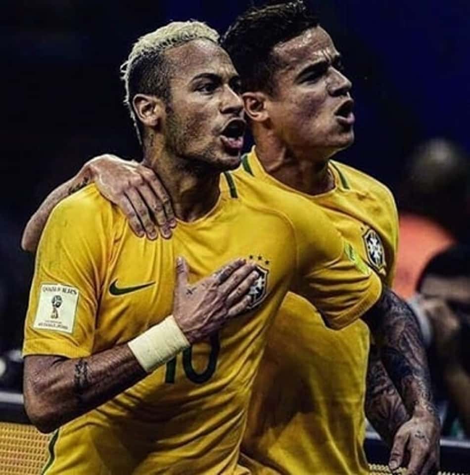 Philippe Coutinho e Neymar