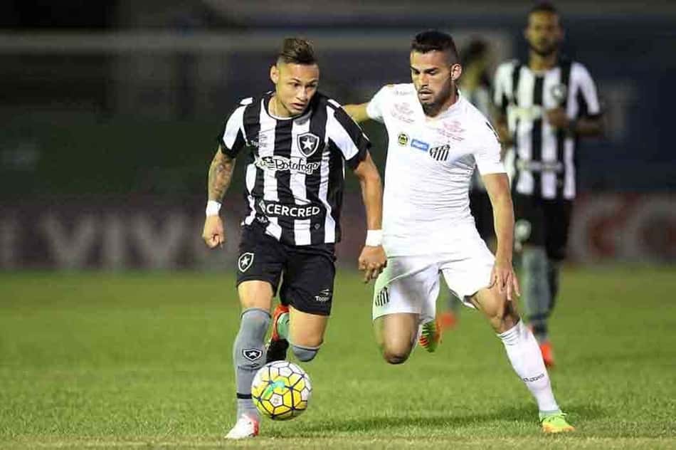 Último confronto - Botafogo 0 x 1 Santos - 25ª rodada do Brasileirão 