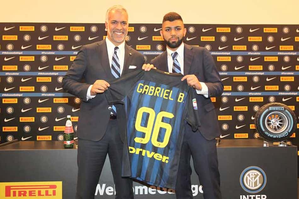 Gabigol é apresentado na Internazionale
